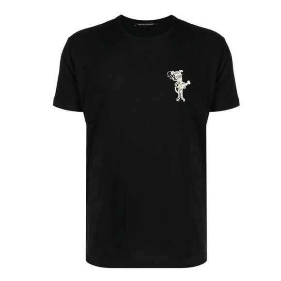 COUT DE LA LIBERTE Other - COUT DE LA LIBERTE Freddie Embellished Dog Jamming Cotton Tee